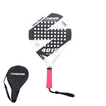Load image into Gallery viewer, New Carbon Fiber Padel Tennis Racket Men Women New Popular Sport Soft Face Tennis Paddle Racquet with Paddle Bag Cover