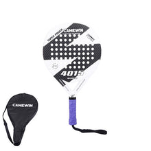 Load image into Gallery viewer, New Carbon Fiber Padel Tennis Racket Men Women New Popular Sport Soft Face Tennis Paddle Racquet with Paddle Bag Cover