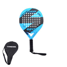 Load image into Gallery viewer, New Carbon Fiber Padel Tennis Racket Men Women New Popular Sport Soft Face Tennis Paddle Racquet with Paddle Bag Cover