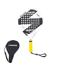 Load image into Gallery viewer, New Carbon Fiber Padel Tennis Racket Men Women New Popular Sport Soft Face Tennis Paddle Racquet with Paddle Bag Cover
