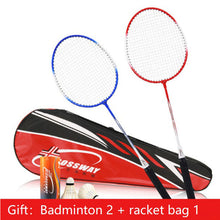 Load image into Gallery viewer, 2pcs Professional Badminton Rackets Set Family  Couples Double Badminton Racquet Titanium Alloy Lightest Playing Badminton whole