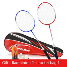 Load image into Gallery viewer, 2pcs Professional Badminton Rackets Set Family  Couples Double Badminton Racquet Titanium Alloy Lightest Playing Badminton whole