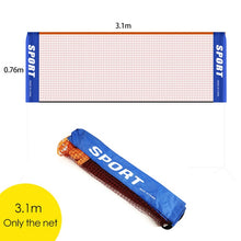 Load image into Gallery viewer, 3-6M Portable Standard Badminton Net Professional Badminton Training Square Mesh Tennis Badminton Square Net Shuttlecock Network
