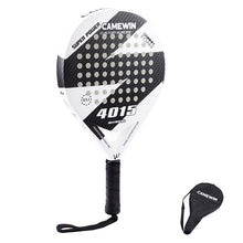Load image into Gallery viewer, New Carbon Fiber Padel Tennis Racket Men Women New Popular Sport Soft Face Tennis Paddle Racquet with Paddle Bag Cover

