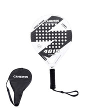 Load image into Gallery viewer, New Carbon Fiber Padel Tennis Racket Men Women New Popular Sport Soft Face Tennis Paddle Racquet with Paddle Bag Cover
