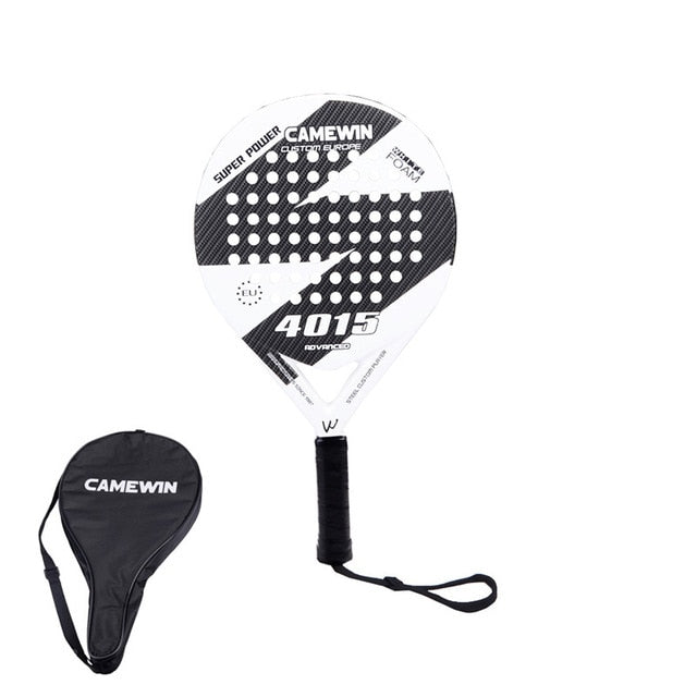 New Carbon Fiber Padel Tennis Racket Men Women New Popular Sport Soft Face Tennis Paddle Racquet with Paddle Bag Cover