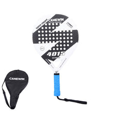 Load image into Gallery viewer, New Carbon Fiber Padel Tennis Racket Men Women New Popular Sport Soft Face Tennis Paddle Racquet with Paddle Bag Cover
