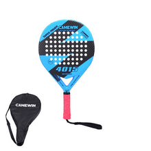 Load image into Gallery viewer, New Carbon Fiber Padel Tennis Racket Men Women New Popular Sport Soft Face Tennis Paddle Racquet with Paddle Bag Cover
