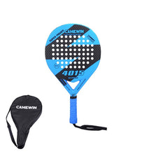 Load image into Gallery viewer, New Carbon Fiber Padel Tennis Racket Men Women New Popular Sport Soft Face Tennis Paddle Racquet with Paddle Bag Cover
