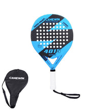 Load image into Gallery viewer, New Carbon Fiber Padel Tennis Racket Men Women New Popular Sport Soft Face Tennis Paddle Racquet with Paddle Bag Cover
