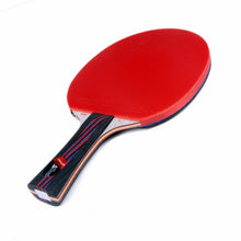 Load image into Gallery viewer, Lemuria Professional carbon fiber table tennis racket with double face pimples-in table tennis rubber FL CS handle ping pong bat
