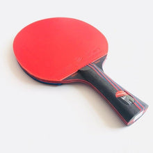 Load image into Gallery viewer, Lemuria Professional carbon fiber table tennis racket with double face pimples-in table tennis rubber FL CS handle ping pong bat
