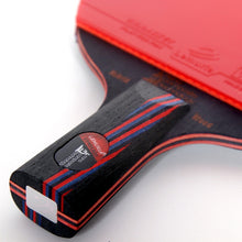 Load image into Gallery viewer, Lemuria Professional carbon fiber table tennis racket with double face pimples-in table tennis rubber FL CS handle ping pong bat
