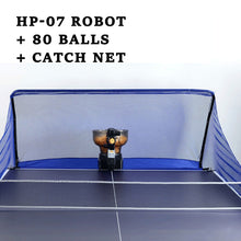 Load image into Gallery viewer, Automatic ping pong trainer Robot table tennis robot machine for training HP-07 Pingpong Ball with with Catch Net 80 Balls 8
