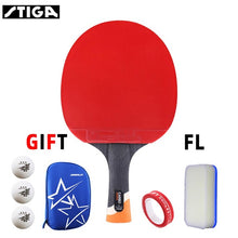 Load image into Gallery viewer, STIGA 6 Star Table Tennis Racket Pro Ping-pong Paddle Pimples In For Offensive Rackets Sport Stiga Racket
